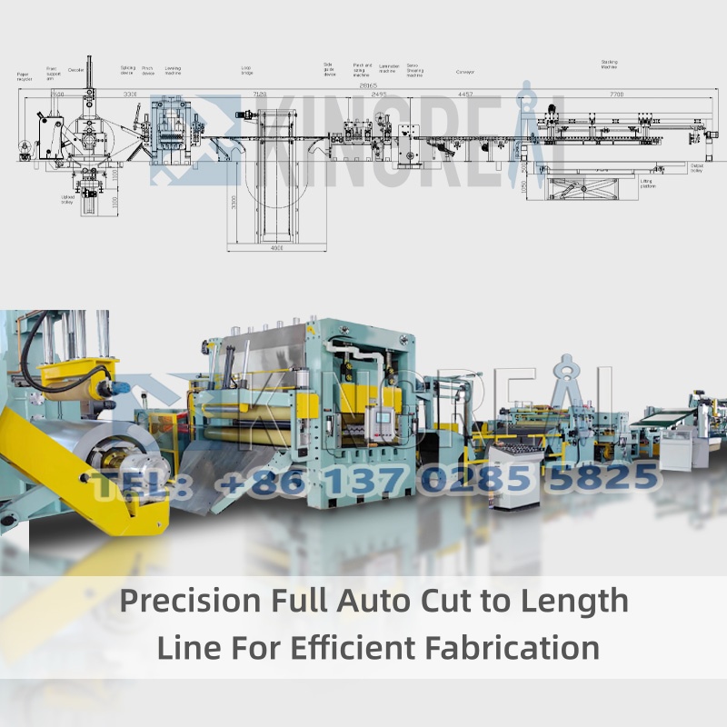 సమర్థవంతమైన ఫ్యాబ్రికేషన్ కోసం ప్రెసిషన్ ఫుల్ ఆటో కట్ టు లెంగ్త్ లైన్