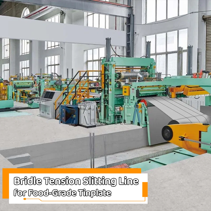 Bridle Tension Slitting Line for Food-Grade Tinplate