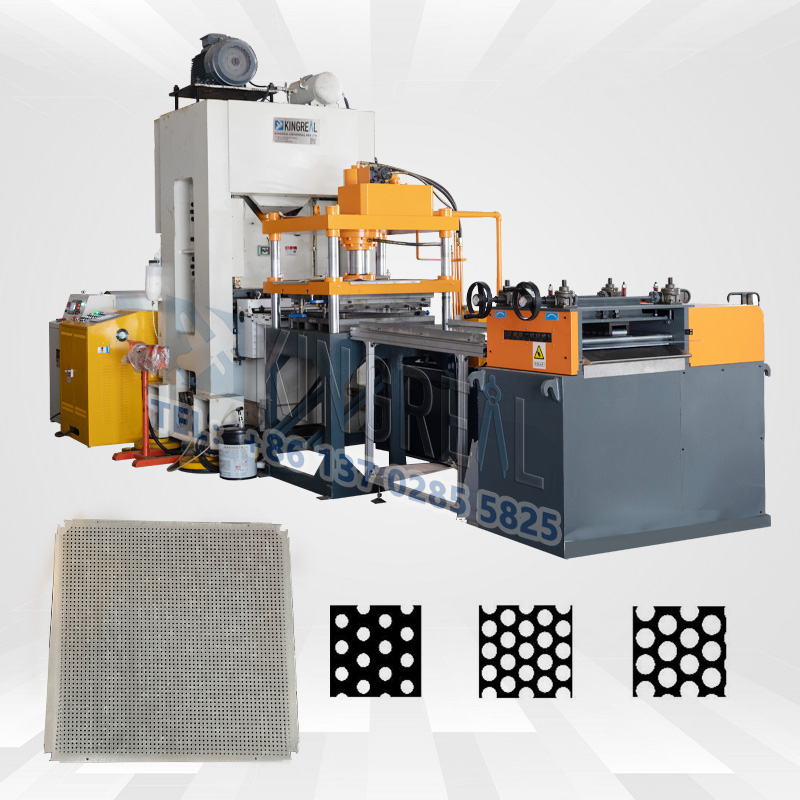 పూర్తి ఆటోమేటిక్ చిల్లులు కలిగిన మెటల్ ఉత్పత్తి లైన్