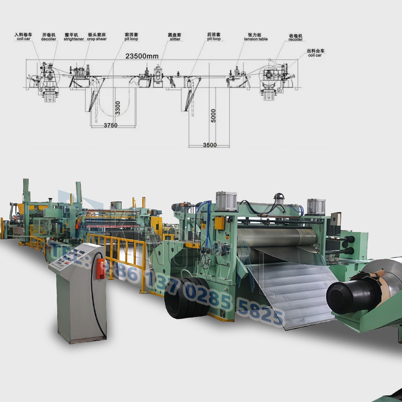 హై స్పీడ్ స్టీల్ కాయిల్ స్లిటింగ్ మెషిన్