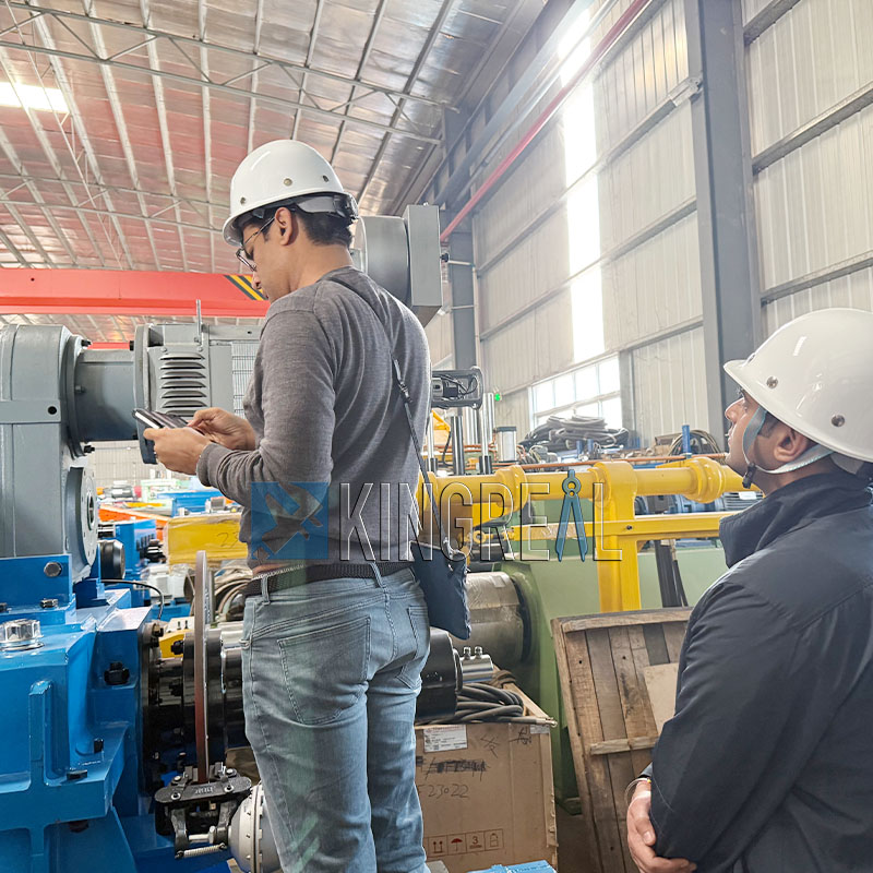 fixed shearing cut to length machine